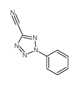 2-phenyltetrazole-5-carbonitrile structure