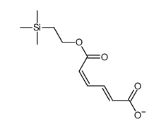 6-oxo-6-(2-trimethylsilylethoxy)hexa-2,4-dienoate Structure