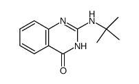 2-(tert-butylamino)quinazolin-4(3H)-one结构式