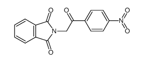 2-[2-(4-nitro-phenyl)-2-oxo-ethyl]-isoindole-1,3-dione Structure