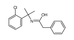 N-[2-(2-chlorophenyl)propan-2-yl]-2-phenylacetamide结构式