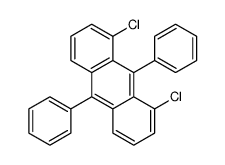 1,8-dichloro-9,10-diphenylanthracene Structure