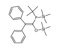 tert-butyl<2,2-diphenyl-1-(trimethylsiloxy)vinyl>(trimethylsilyl)phosphine Structure