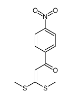 3,3-BIS-METHYLSULFANYL-1-(4-NITRO-PHENYL)-PROPENONE structure