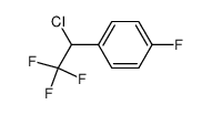 1-(1-chloro-2,2,2-trifluoroethyl)-4-fluorobenzene结构式