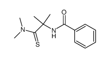 N-[1-(N,N-Dimethylthiocarbamoyl)-1-methylethyl]benzamid结构式