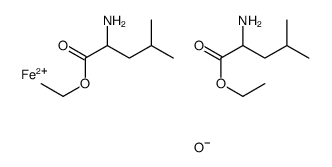 ethyl 2-amino-4-methylpentanoate,iron(2+),sulfate Structure