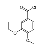 Benzoyl chloride, 3-ethoxy-4-methoxy- (9CI) structure