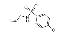 N-allyl-4-chlorobenzenesulfonamide结构式