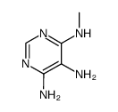 4,5,6-Pyrimidinetriamine, N4-methyl- (9CI)结构式