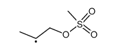 1-propyl methanesulfonate radical Structure