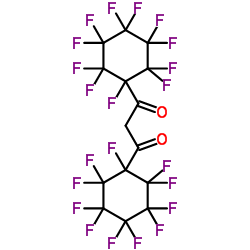 1,3-BIS(PERFLUOROCYCLOHEXYL)-1,3-PROPANEDIONE结构式