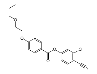 (3-chloro-4-cyanophenyl) 4-(2-propoxyethoxy)benzoate Structure
