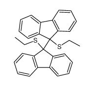 9,9'-bis(ethylthio)-9H,9'H-9,9'-bifluorene结构式