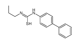 1-(biphenyl-4-yl)-3-propylthiourea Structure