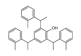 2,4,6-tris[1-(methylphenyl)ethyl]phenol structure