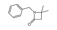 1-benzyl-4,4-dimethylazetidin-2-one结构式