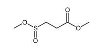 Methyl 3-(Methoxysulfinyl)propanoate结构式