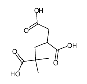 4-methyl-pentane-1,2,4-tricarboxylic acid结构式