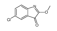 5-chloro-2-methoxy-indol-3-one结构式