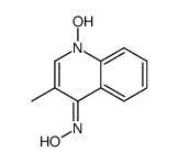 (NE)-N-(1-hydroxy-3-methylquinolin-4-ylidene)hydroxylamine结构式