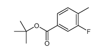 tert-butyl 3-fluoro-4-methylbenzoate Structure
