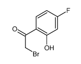 4-Fluoro-2-hydroxyphenacyl bromide Structure