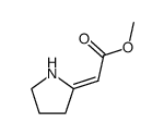 pyrrolidin-2-ylidene-acetic acid methyl ester结构式