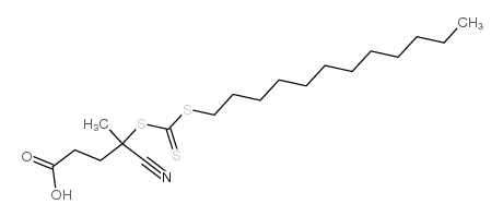 4-Cyano-4-[[(dodecylthio)carbonothioyl]thio]pentanoic Acid Structure