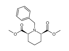 Dimethyl cis-N-benzyl-2,6-piperidinedicarboxylate Structure