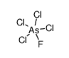 tetrachloro(fluoro)-λ5-arsane Structure