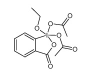 1,1-bis(acetoxy)-1-ethoxy-1,1-dihydro-1,2-benziodoxol-3(1H)-one Structure