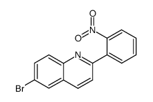6-bromo-2-(2-nitrophenyl)quinoline结构式