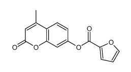 (4-methyl-2-oxochromen-7-yl) furan-2-carboxylate Structure