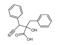 2-benzyl-3-cyano-2-hydroxy-3-phenyl-propionic acid结构式