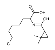 7-氯-2-[[[(1S)-2,2-二甲基环丙基]羰基]氨基]-2-庚烯酸图片