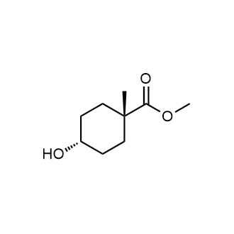 Methyl (1S,4S)-4-hydroxy-1-methylcyclohexane-1-carboxylate Structure