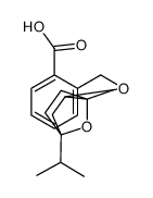 2-[(1-methyl-4-propan-2-yl-7-oxabicyclo[2.2.1]heptan-2-yl)oxymethyl]benzoic acid结构式