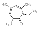 2H-Azepin-2-one,1-ethyl-1,3-dihydro-3,5,7-trimethyl- Structure