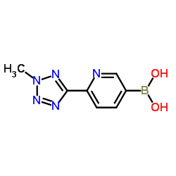 (6-(2-methyl-2H-tetrazol-5-yl)pyridin-3-yl)boronic acid图片