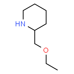 2-(Ethoxymethyl)piperidine结构式