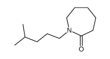 1-(4-methylpentyl)azepan-2-one Structure