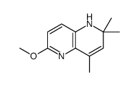 6-methoxy-2,2,4-trimethyl-1H-1,5-naphthyridine Structure