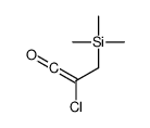 2-chloro-3-trimethylsilylprop-1-en-1-one Structure