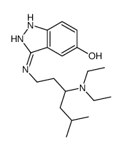 3-[[3-(diethylamino)-5-methylhexyl]amino]-1H-indazol-5-ol Structure