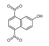 5,8-dinitronaphthalen-2-ol Structure