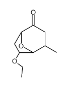 6-ethoxy-4-methyl-8-oxabicyclo[3.2.1]octan-2-one Structure