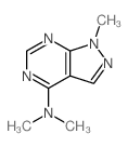 1H-Pyrazolo[3,4-d]pyrimidine, 4-(dimethylamino)-1-methyl- picture