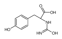 N-CARBAMYL-L-TYROSINE CRYSTALLINE Structure