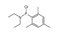 diethylaminochloro-2,4,6-trimethylphenylphosphine Structure